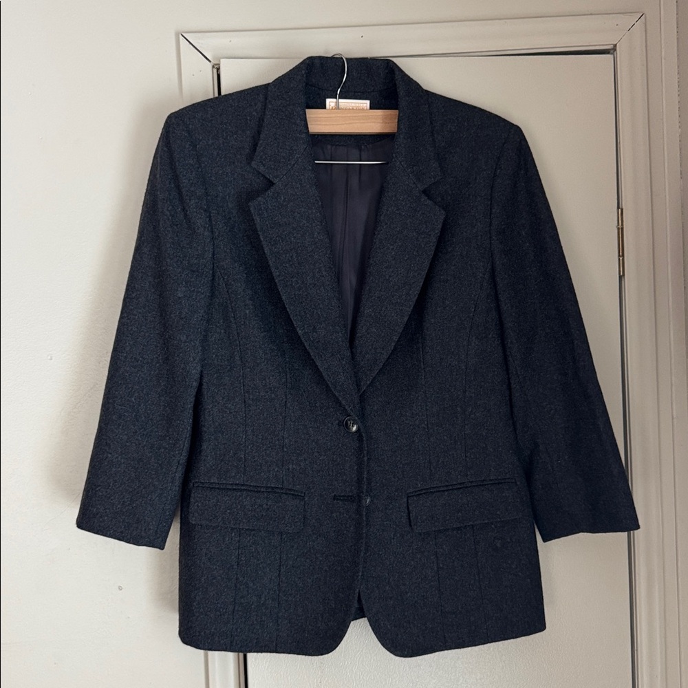 Pendleton Vintage 90’s 100% wool blazer skirt set woman’s size 6